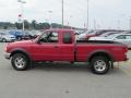 1999 Bright Red Ford Ranger XLT Extended Cab 4x4  photo #6