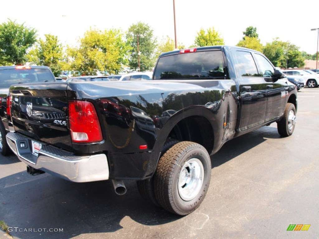 Black 2013 Ram 3500 Tradesman Crew Cab 4x4 Dually Exterior Photo #84821997