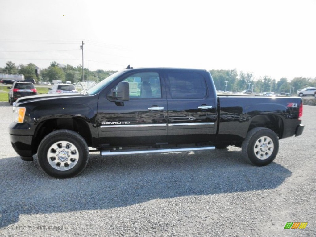 Onyx Black 2014 GMC Sierra 3500HD Denali Crew Cab 4x4 Exterior Photo #84822162