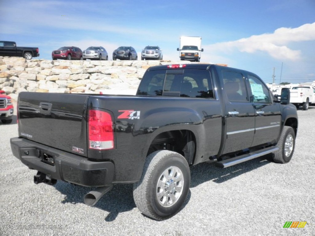 Onyx Black 2014 GMC Sierra 3500HD Denali Crew Cab 4x4 Exterior Photo #84822870