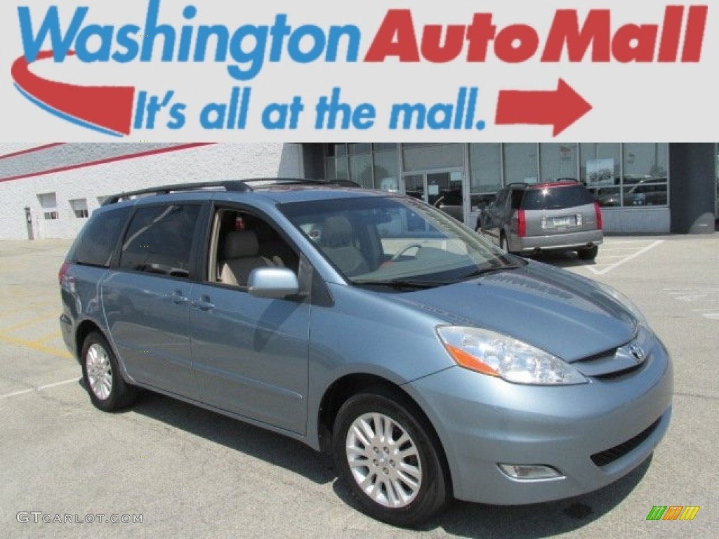 2007 Sienna XLE AWD - Blue Mirage Metallic / Stone photo #1