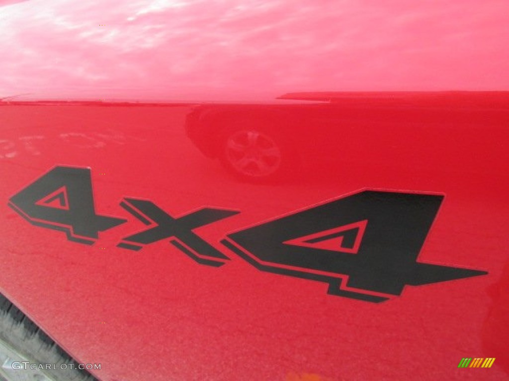 2006 Dakota SLT Quad Cab 4x4 - Flame Red / Medium Slate Gray photo #6
