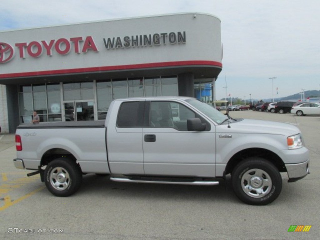 2006 F150 XLT SuperCab 4x4 - Silver Metallic / Medium/Dark Flint photo #2