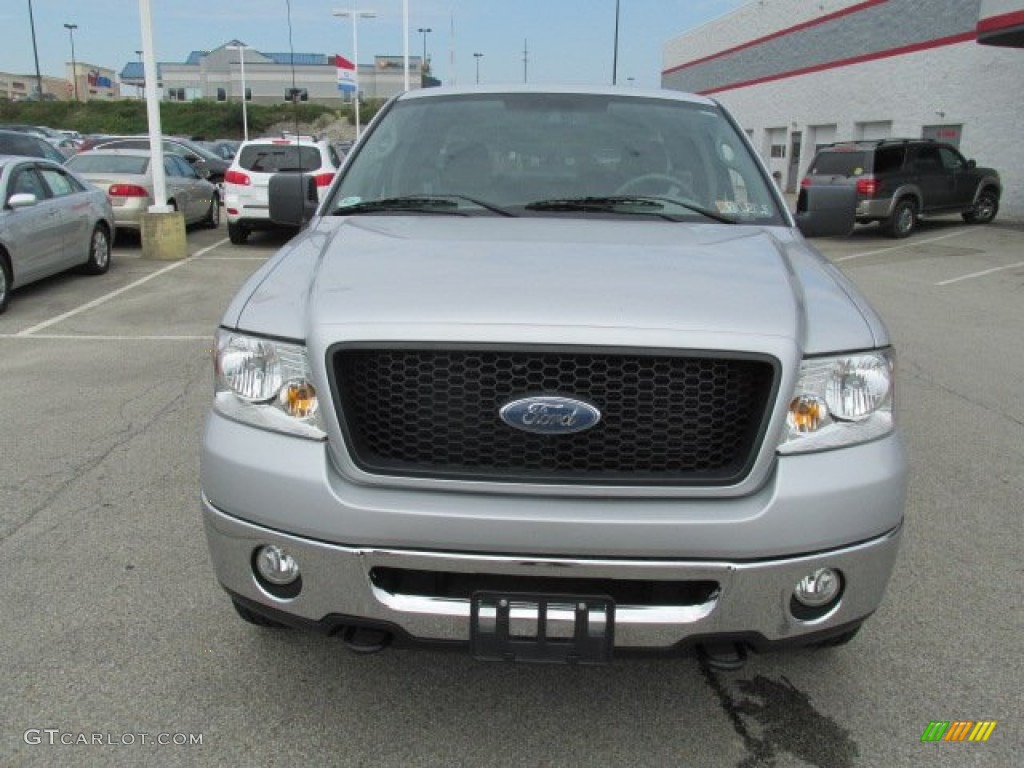 2006 F150 XLT SuperCab 4x4 - Silver Metallic / Medium/Dark Flint photo #4