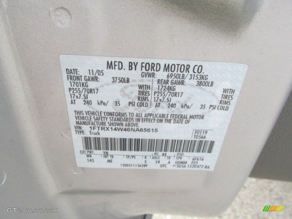 2006 F150 XLT SuperCab 4x4 - Silver Metallic / Medium/Dark Flint photo #19