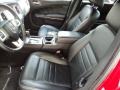 2011 Dodge Charger Black Interior Front Seat Photo