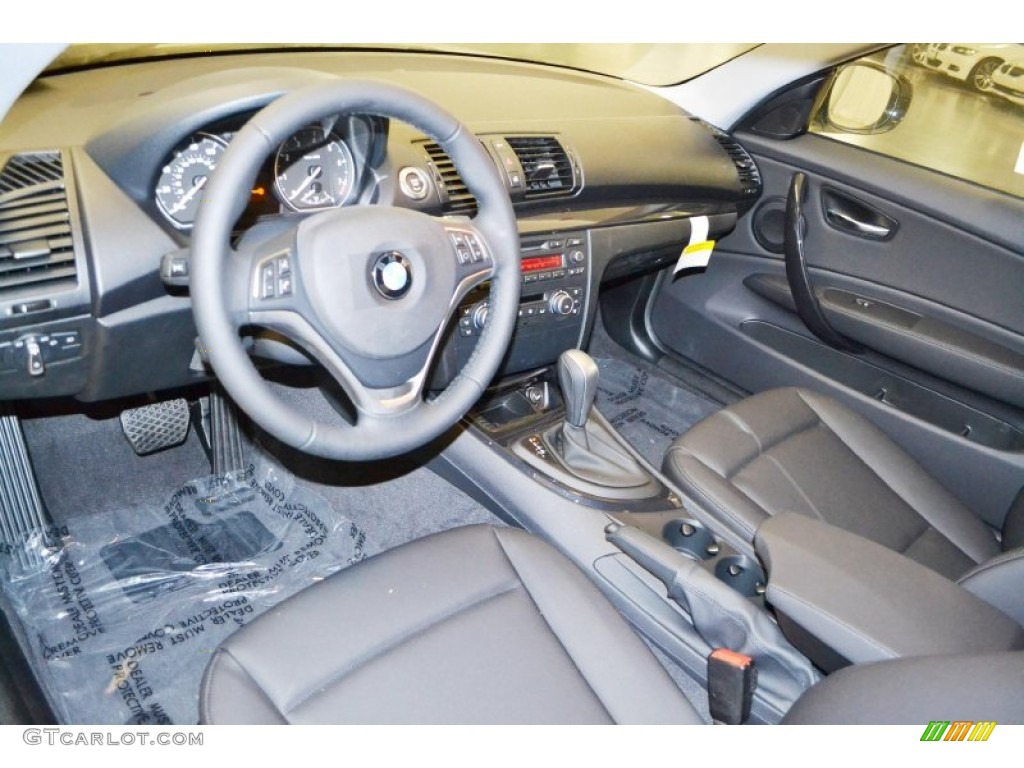 2013 1 Series 128i Coupe - Alpine White / Black photo #6