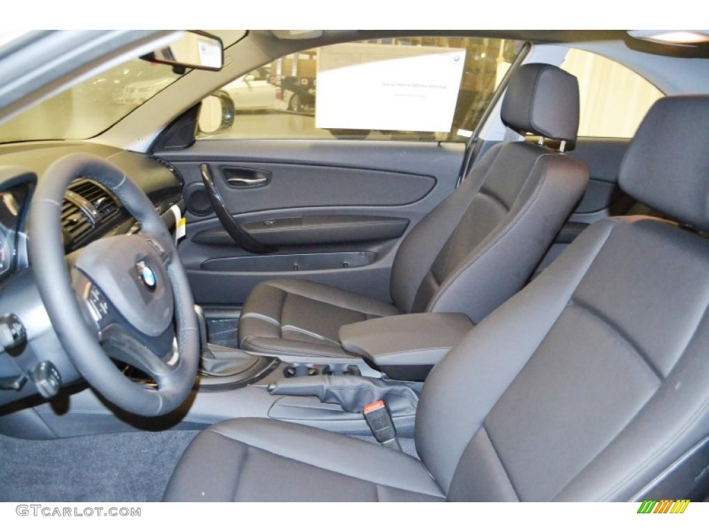 2013 1 Series 128i Coupe - Alpine White / Black photo #7