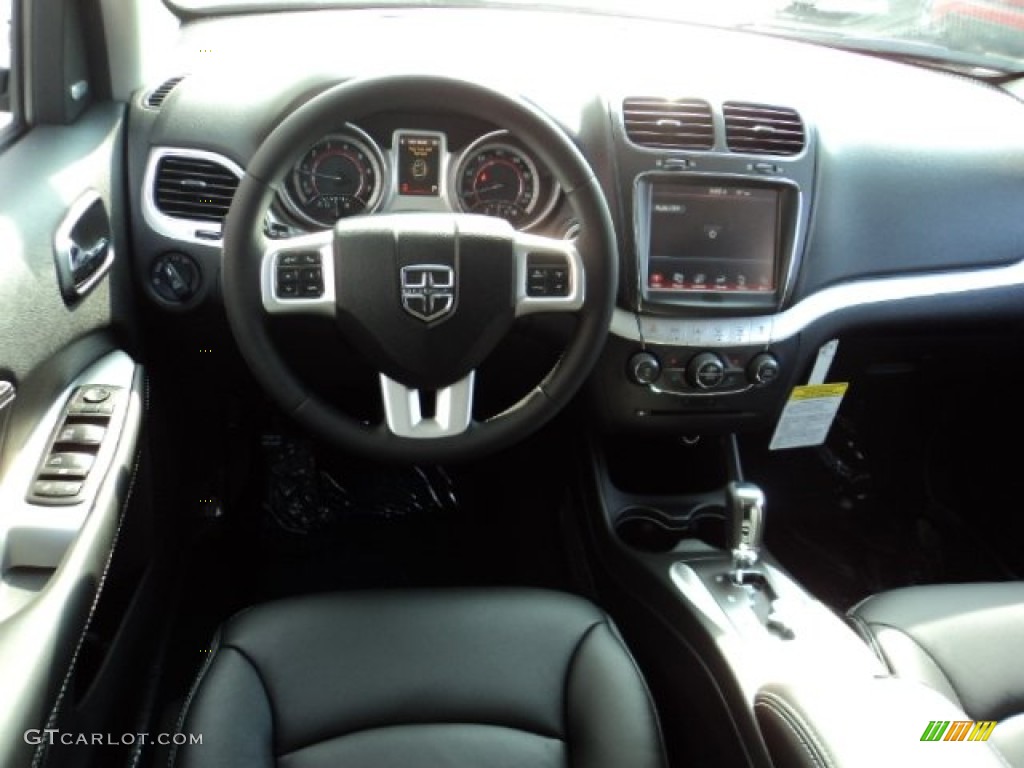 2014 Dodge Journey Limited Black Dashboard Photo #84825843