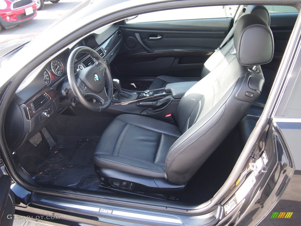 2011 3 Series 328i Coupe - Jet Black / Black photo #9