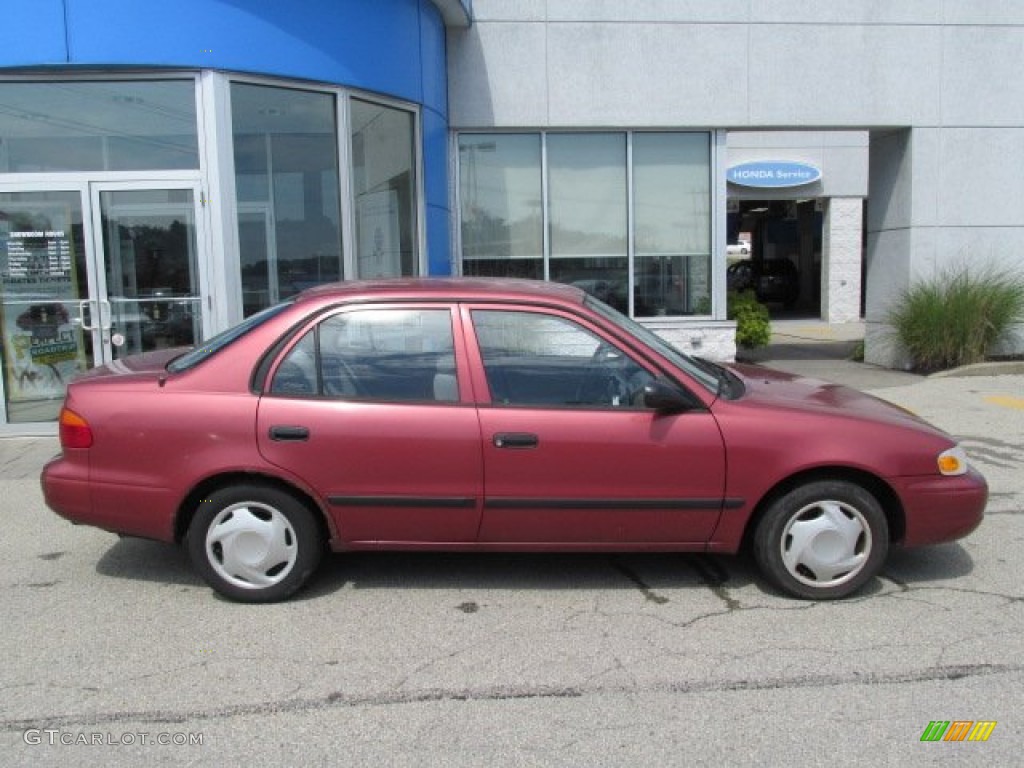 Ruby Pearl Mica 1998 Chevrolet Prizm Standard Prizm Model Exterior Photo #84828135