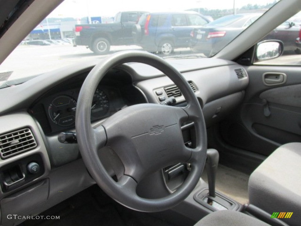 1998 Chevrolet Prizm Standard Prizm Model Gray Steering Wheel Photo #84828300