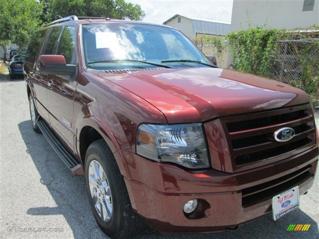 2008 Expedition EL Limited 4x4 - Dark Copper Metallic / Charcoal Black photo #1