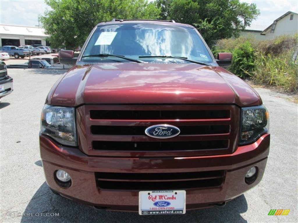 2008 Expedition EL Limited 4x4 - Dark Copper Metallic / Charcoal Black photo #2