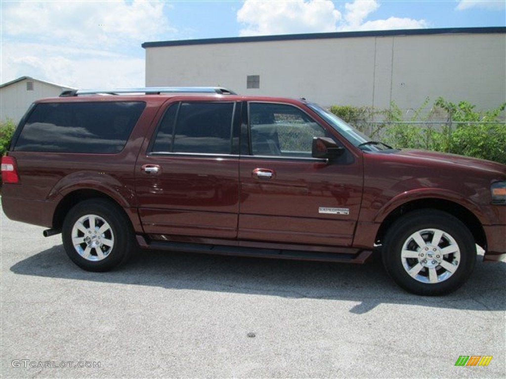 2008 Expedition EL Limited 4x4 - Dark Copper Metallic / Charcoal Black photo #3