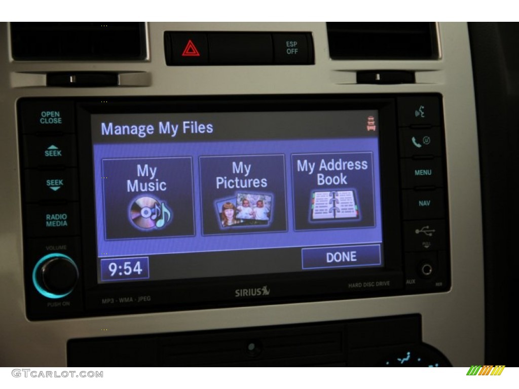 2008 300 C HEMI AWD - Brilliant Black Crystal Pearl / Dark Slate Gray photo #16