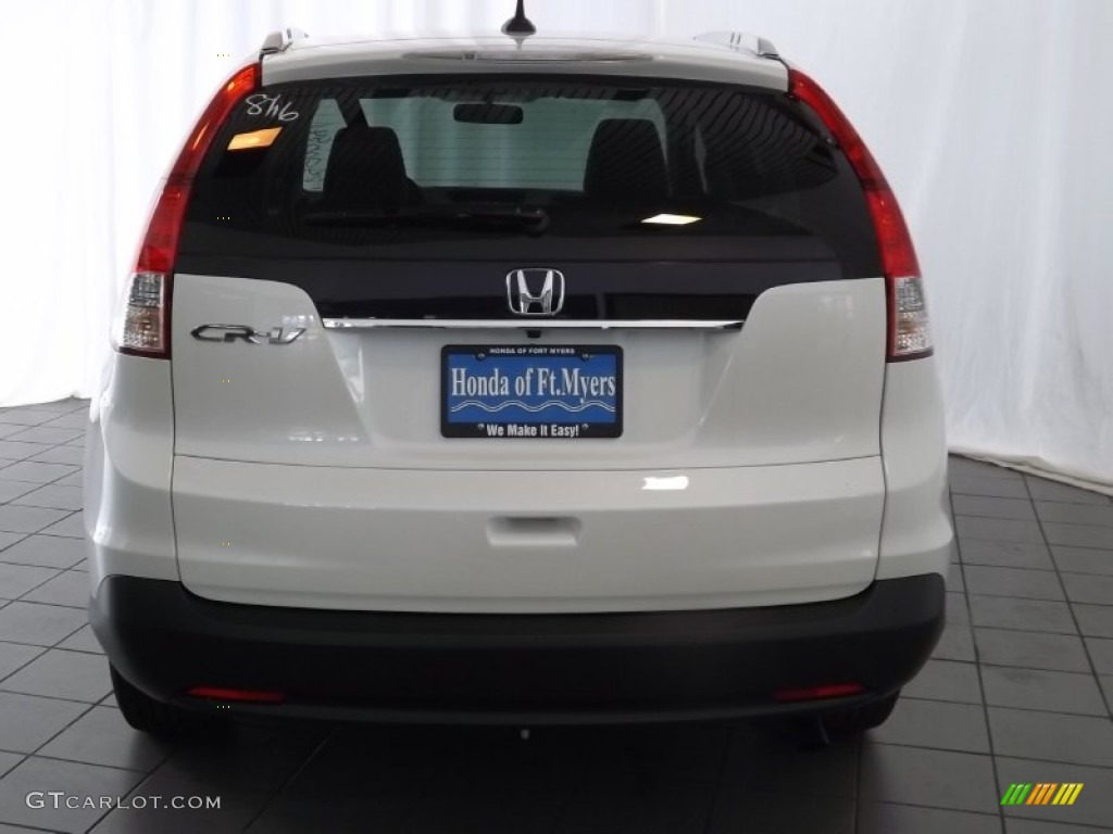 2014 CR-V EX-L - White Diamond Pearl / Beige photo #7