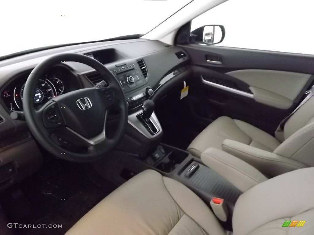 Beige Interior 2014 Honda CR-V EX-L Photo #84830874