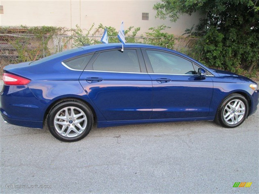 2013 Fusion SE - Deep Impact Blue Metallic / Charcoal Black photo #3