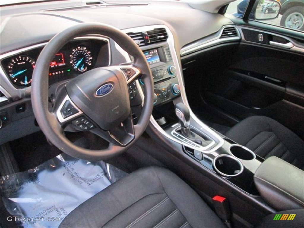 2013 Fusion SE - Deep Impact Blue Metallic / Charcoal Black photo #8