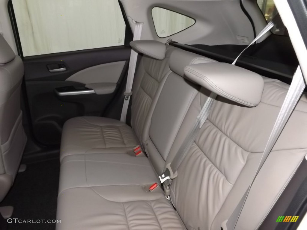2014 CR-V EX-L - White Diamond Pearl / Beige photo #28