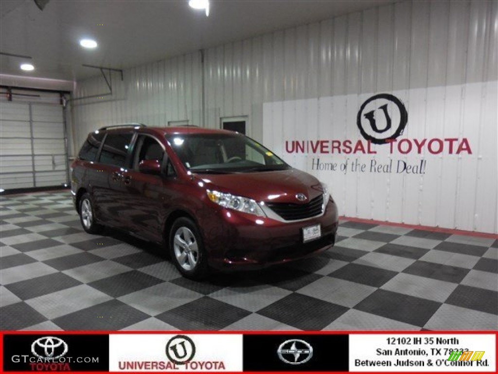 Salsa Red Pearl Toyota Sienna