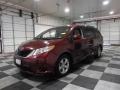 2012 Salsa Red Pearl Toyota Sienna LE  photo #3