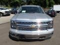 2014 Silver Ice Metallic Chevrolet Silverado 1500 LT Double Cab 4x4  photo #3