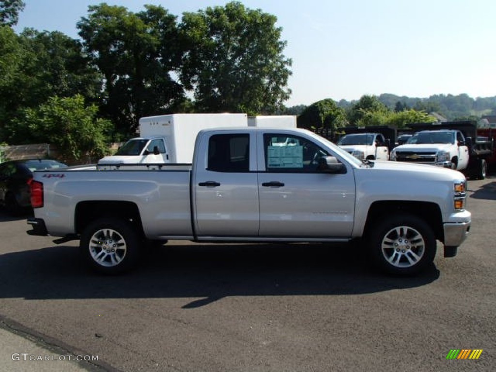 2014 Silverado 1500 LT Double Cab 4x4 - Silver Ice Metallic / Jet Black photo #5