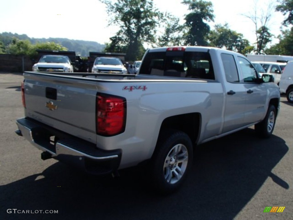 2014 Silverado 1500 LT Double Cab 4x4 - Silver Ice Metallic / Jet Black photo #6