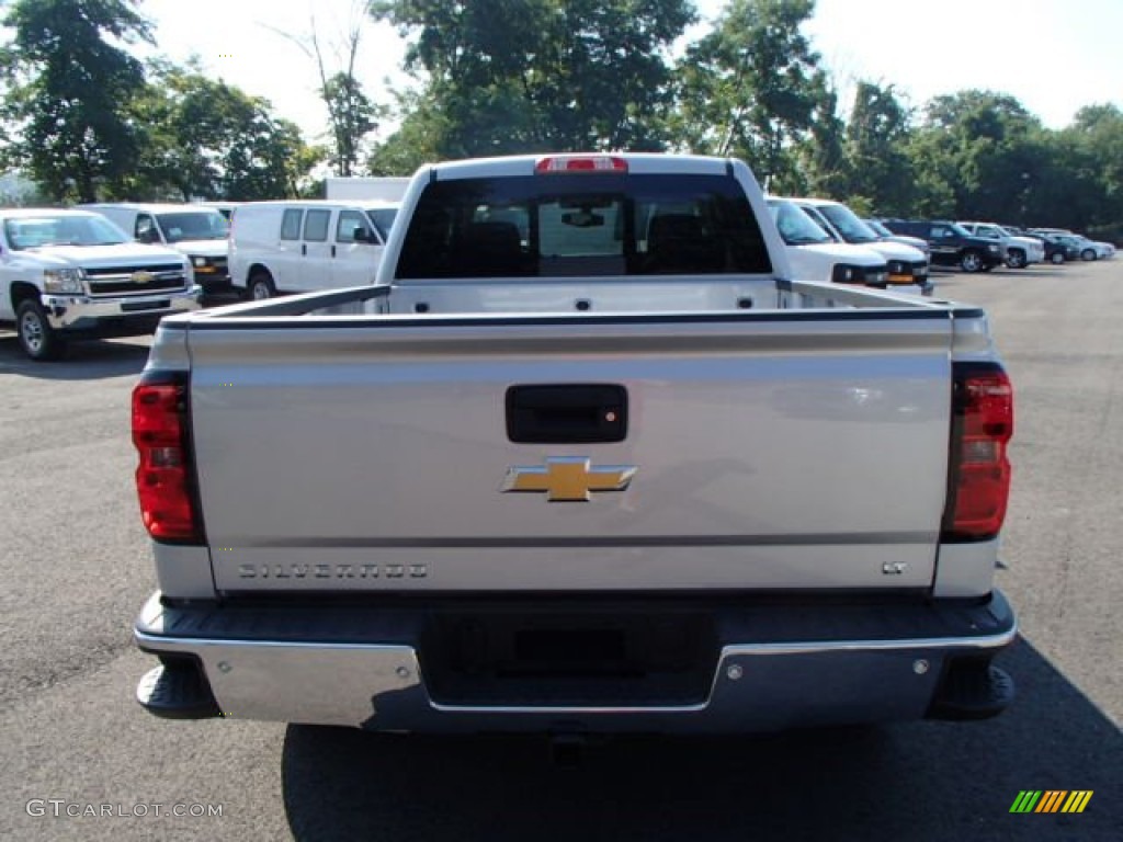 2014 Silverado 1500 LT Double Cab 4x4 - Silver Ice Metallic / Jet Black photo #7