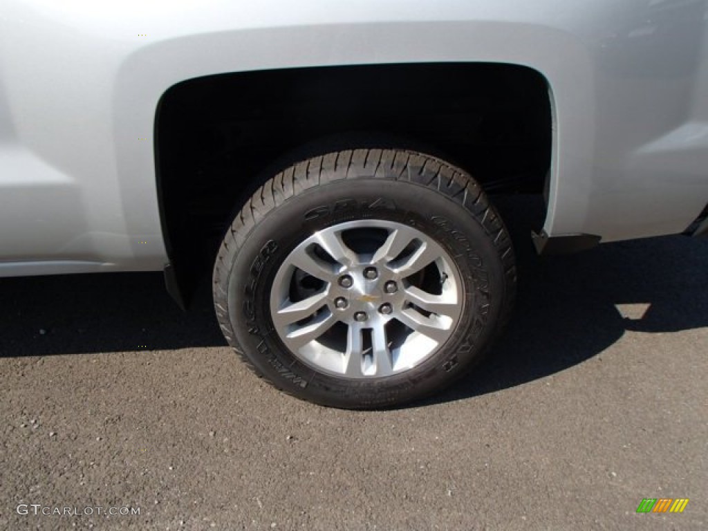 2014 Silverado 1500 LT Double Cab 4x4 - Silver Ice Metallic / Jet Black photo #9