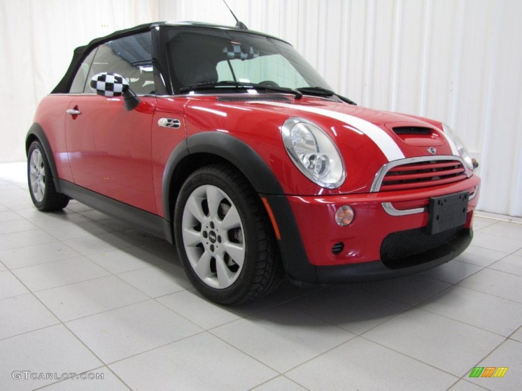 2006 Cooper S Convertible - Chili Red / Panther Black photo #1