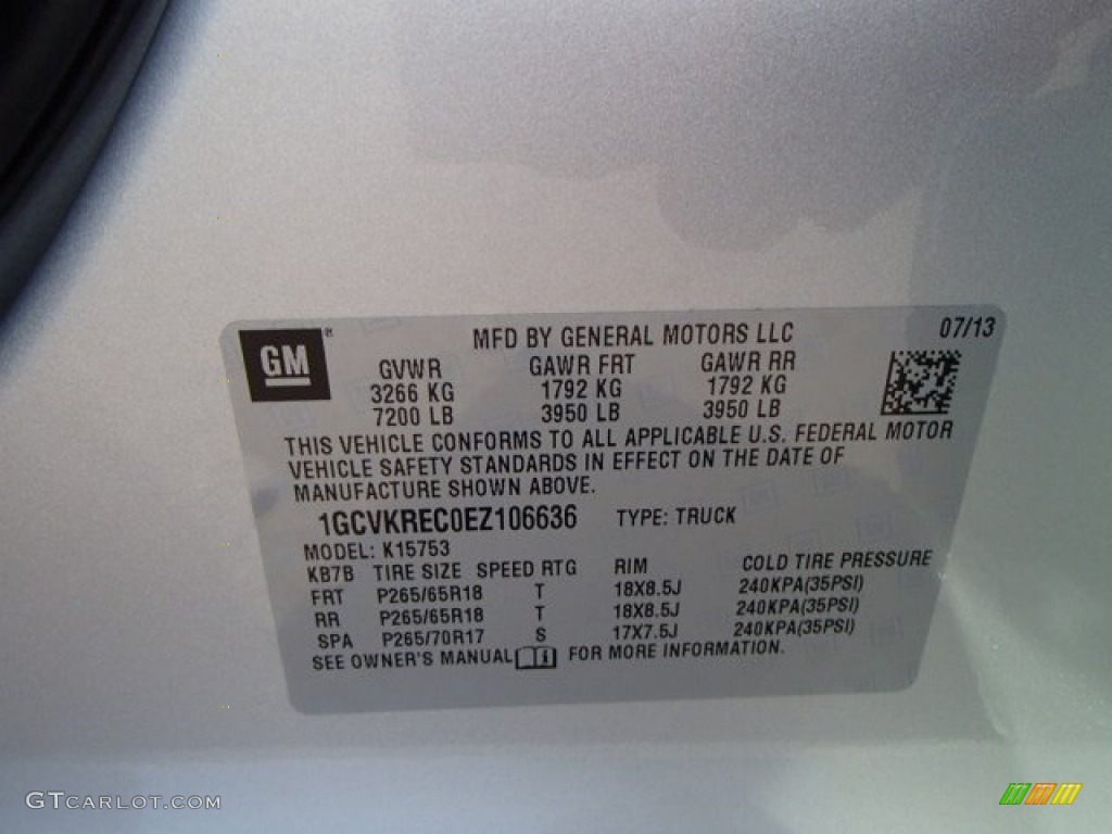 2014 Silverado 1500 LT Double Cab 4x4 - Silver Ice Metallic / Jet Black photo #20
