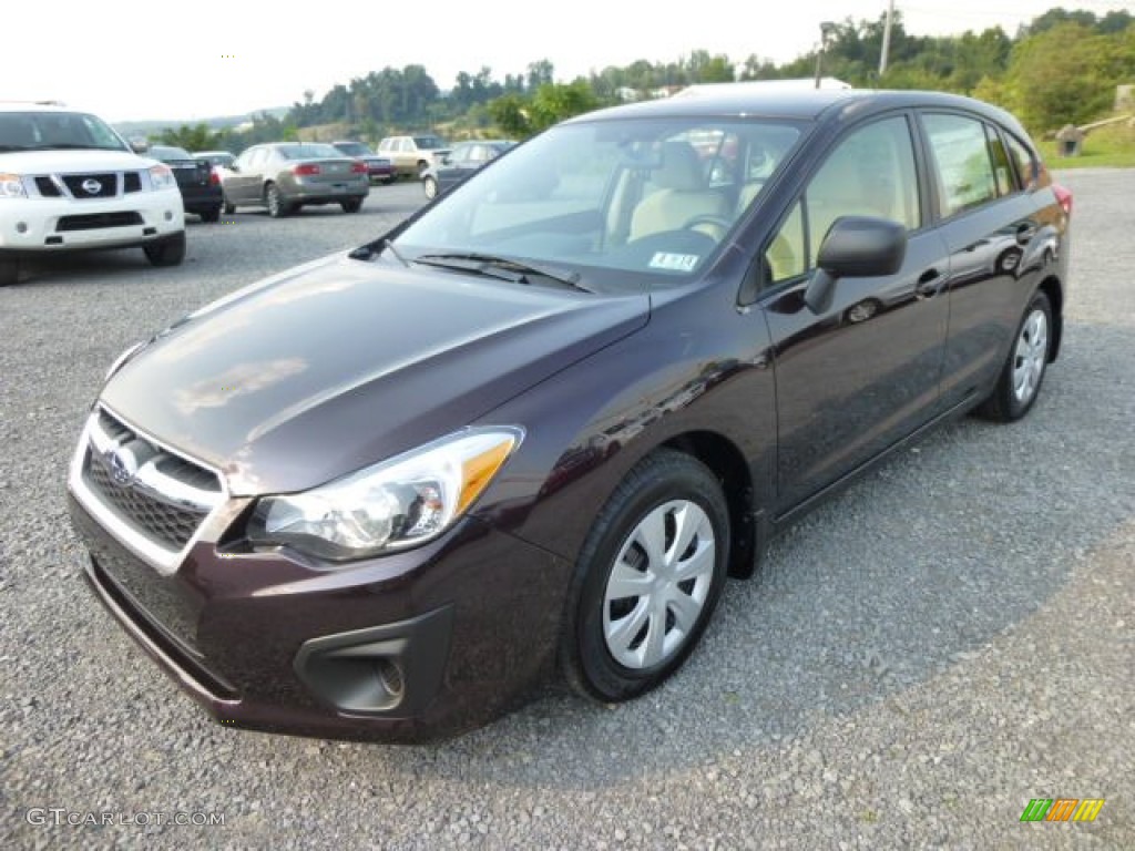 Deep Cherry Red Pearl 2013 Subaru Impreza 2.0i 5 Door Exterior Photo #84833856