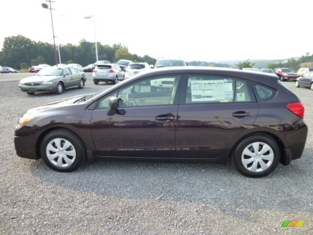 Deep Cherry Red Pearl 2013 Subaru Impreza 2.0i 5 Door Exterior Photo #84833880