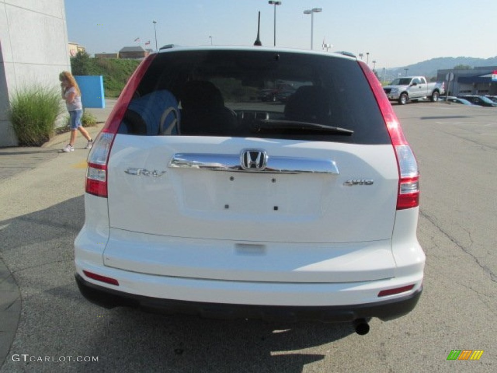 2010 CR-V EX AWD - Taffeta White / Gray photo #9