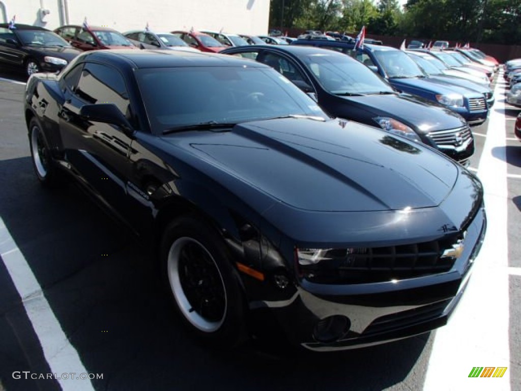 2011 Camaro LS Coupe - Black / Black photo #1