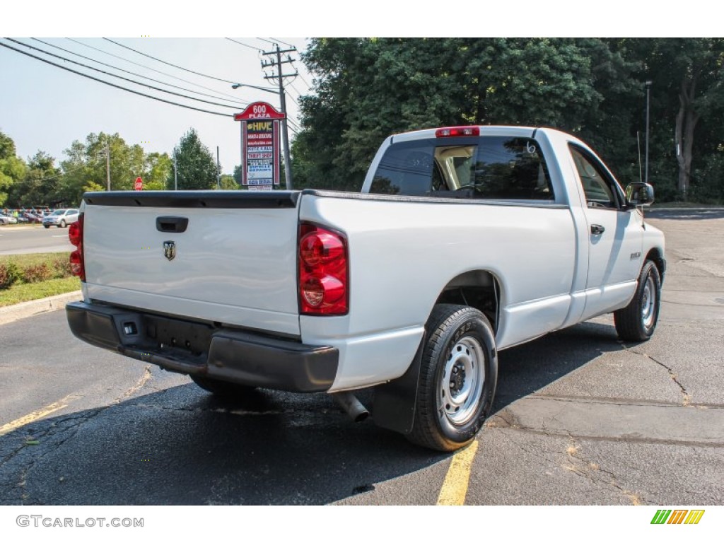 2008 Ram 1500 ST Regular Cab - Bright White / Medium Slate Gray photo #6