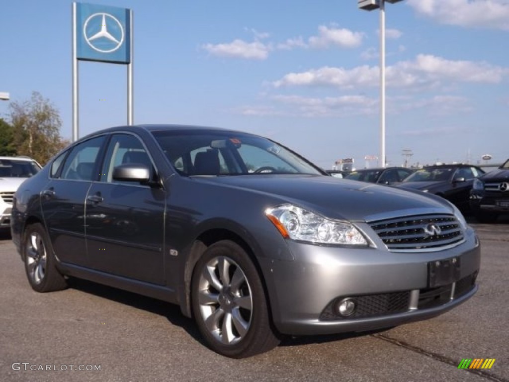 Diamond Graphite Metallic 2007 Infiniti M 35x Sedan Exterior Photo #84835701