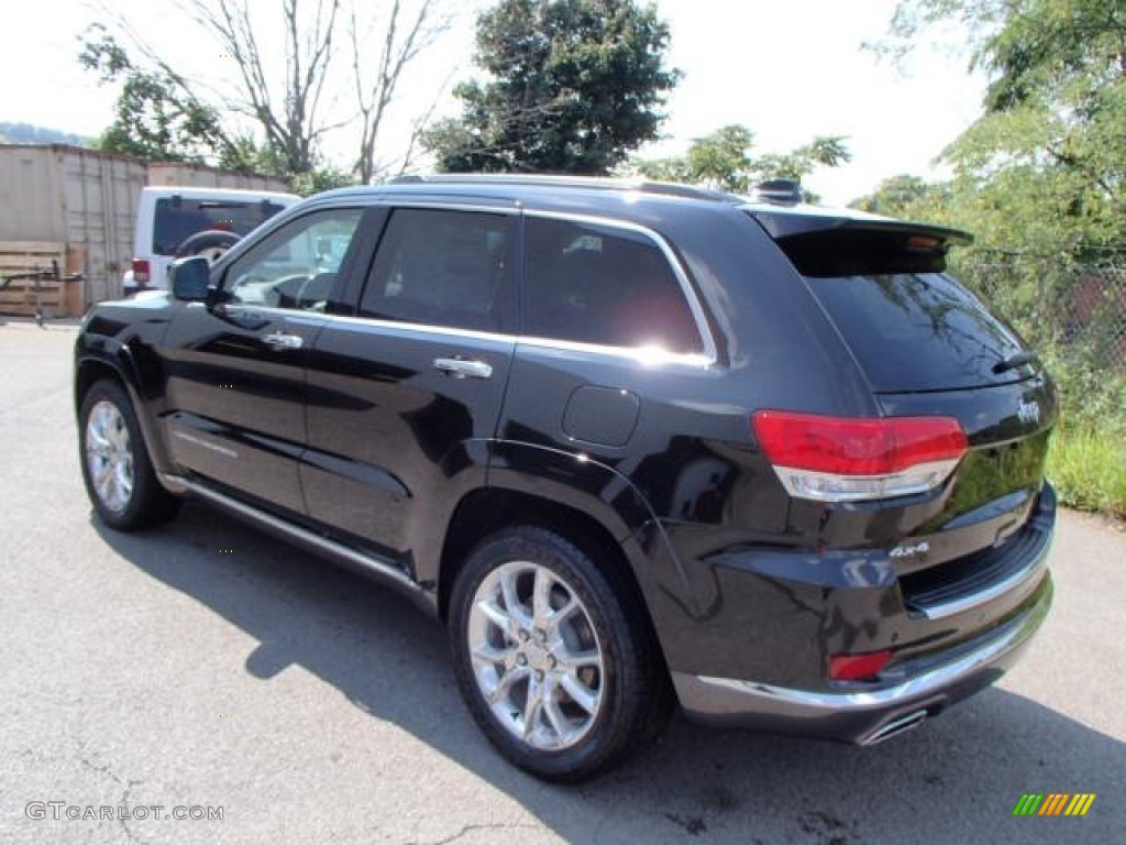 2014 Grand Cherokee Summit 4x4 - Brilliant Black Crystal Pearl / Summit Grand Canyon Jeep Brown Natura Leather photo #8