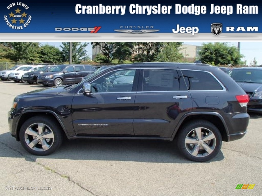 2014 Grand Cherokee Overland 4x4 - Maximum Steel Metallic / Overland Morocco Black photo #1