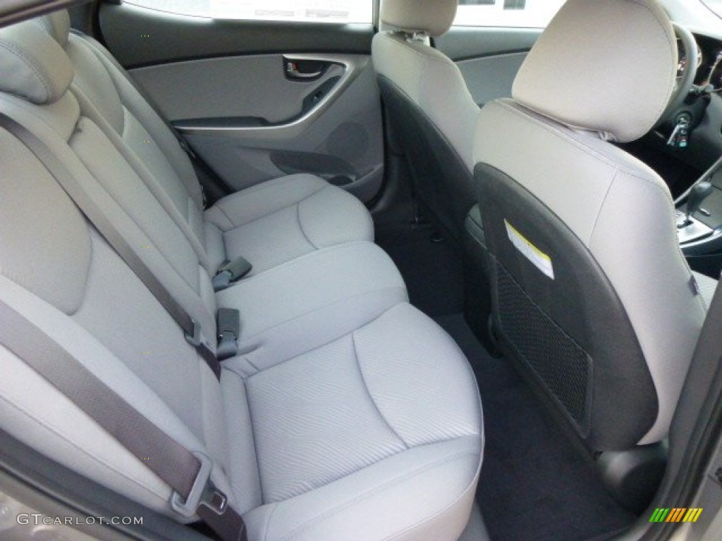 2013 Elantra GLS - Harbor Gray Metallic / Gray photo #12