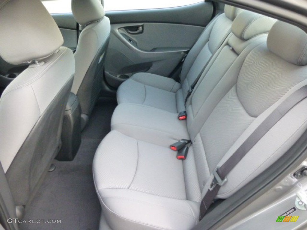 2013 Elantra GLS - Harbor Gray Metallic / Gray photo #13