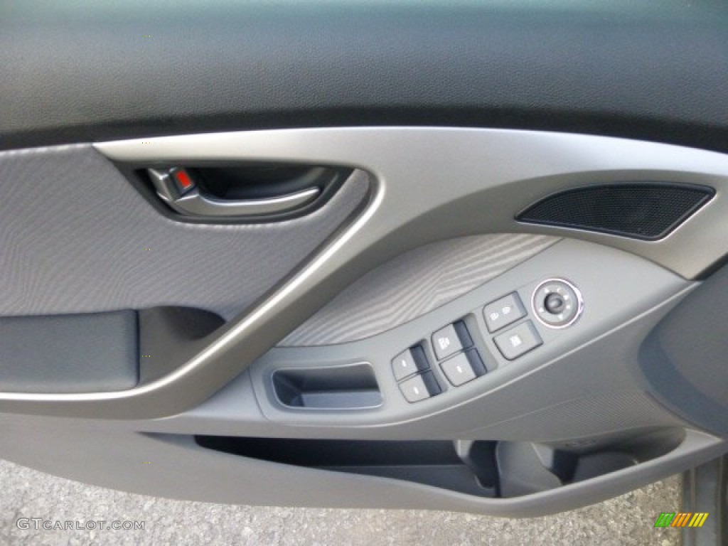 2013 Elantra GLS - Harbor Gray Metallic / Gray photo #17