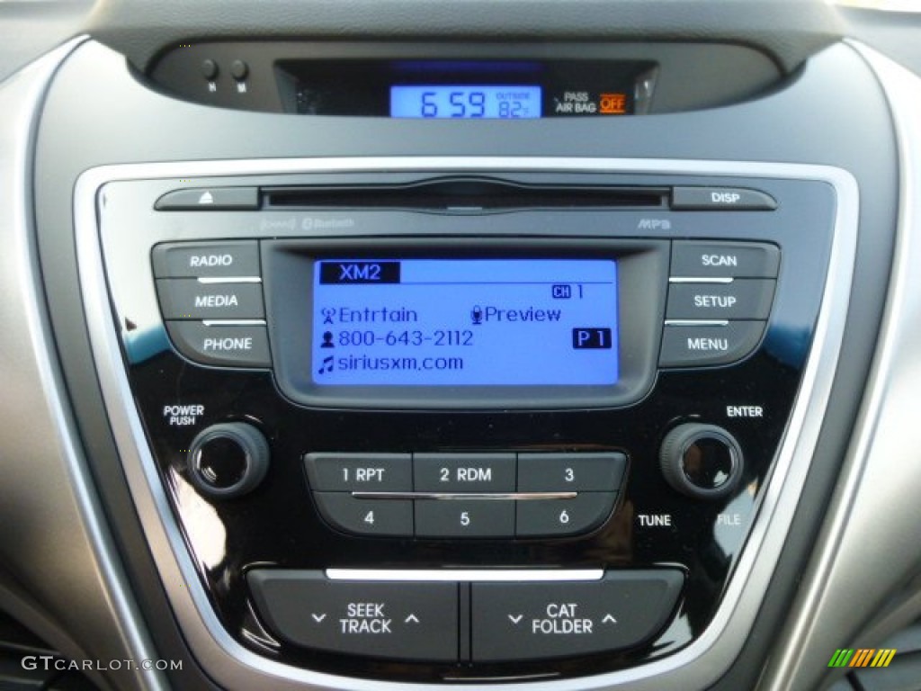 2013 Elantra GLS - Harbor Gray Metallic / Gray photo #19