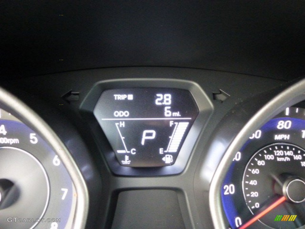 2013 Elantra GLS - Harbor Gray Metallic / Gray photo #20