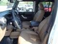 Black/Dark Saddle Front Seat Photo for 2014 Jeep Wrangler Unlimited #84837078