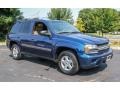 2003 Indigo Blue Metallic Chevrolet TrailBlazer LS 4x4  photo #8