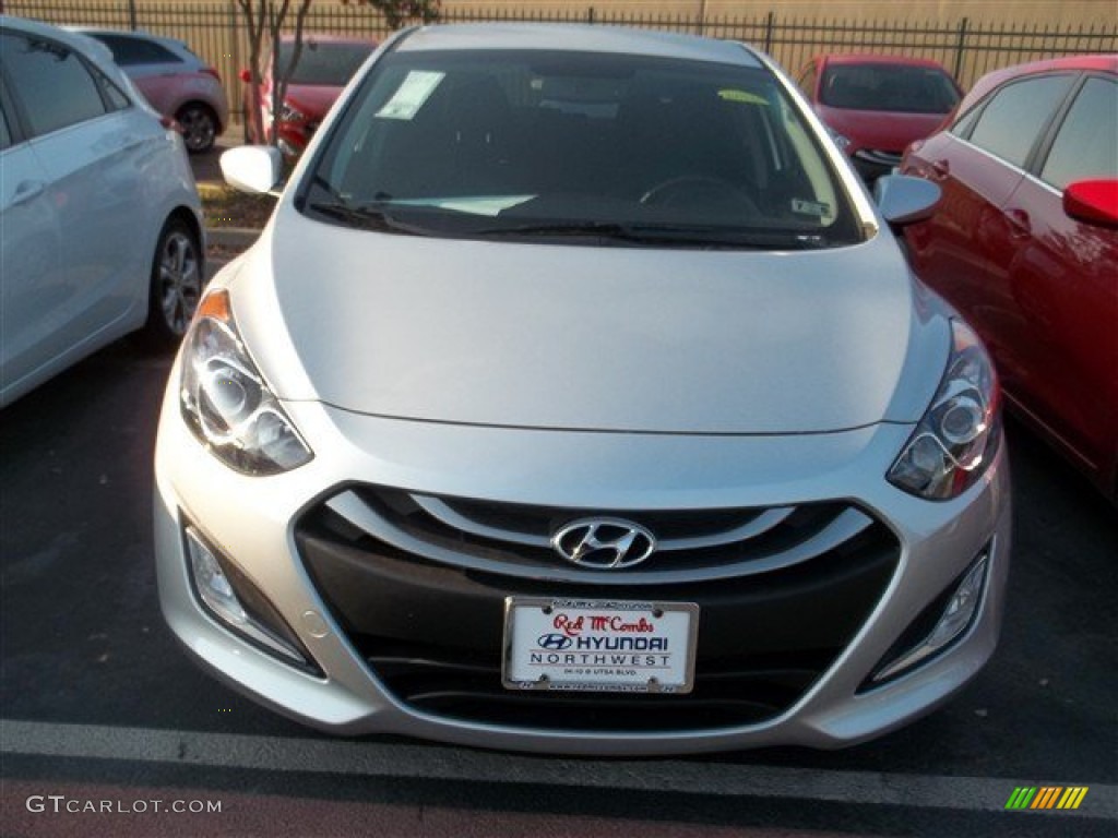 2013 Elantra GT - Silver / Black photo #2